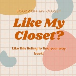 Like my closet? Bookmark it to find your way back!!
